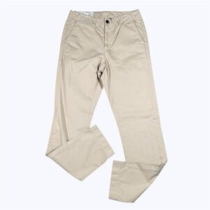 Billy Reid Jack Chino Mens 31x34* Khaki Cotton Straight Leg Pants Made in USA